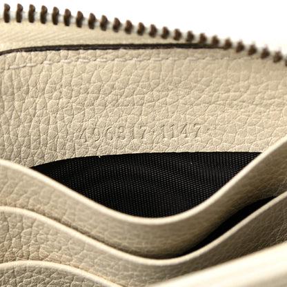 Gucci Calfskin Logo Zip Around Wallet White 6 of 6