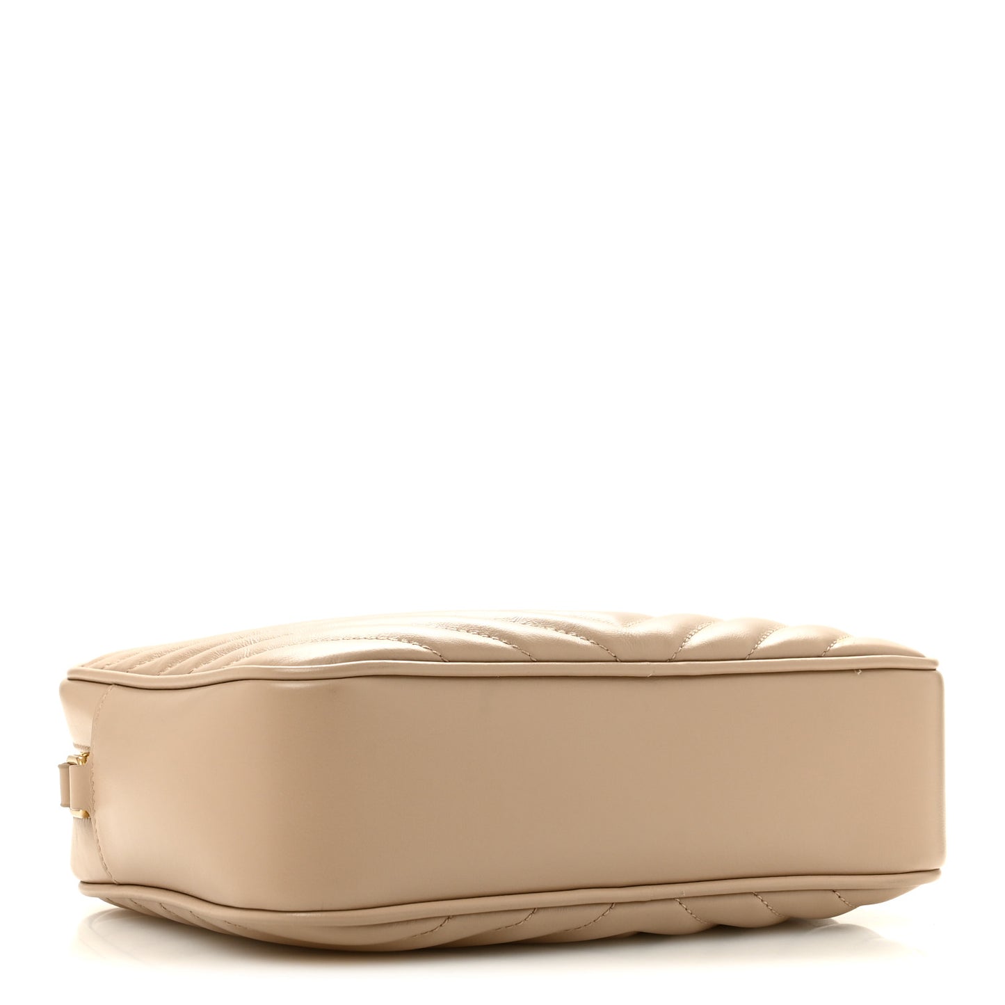 Calfskin Matelasse Monogram Lou Camera Bag Dark Beige