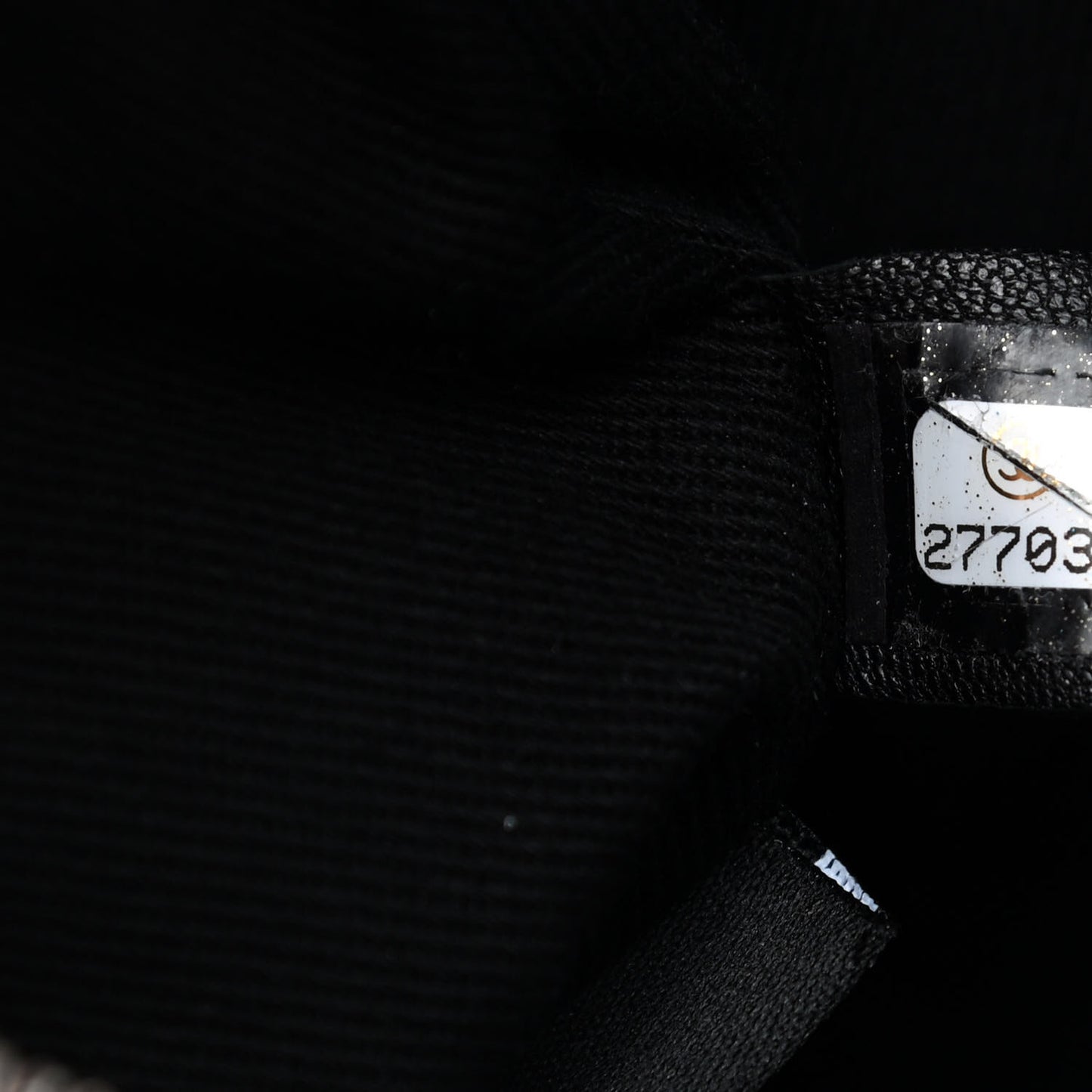 Grained Calfskin Quilted Waist Belt Bag Black