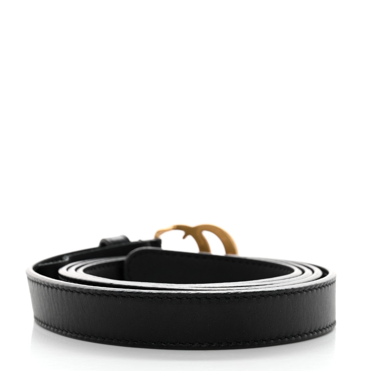 Gucci Calfskin Double G 20mm Belt 105 42 Black 2 of 5