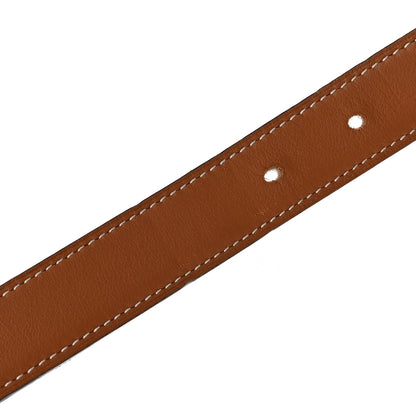 Hermes Epsom Swift 32mm Belt Strap 80 32 White Gold 7 of 7