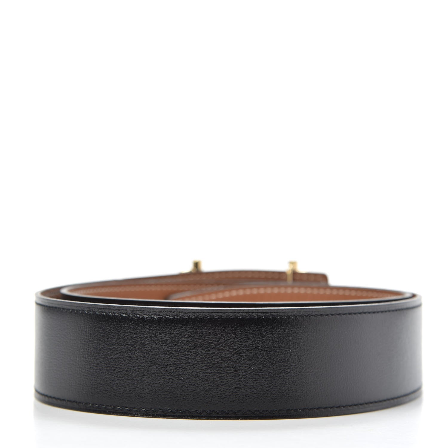 Hermes Swift Togo 32mm Gamma Belt 80 Black Gold 2 of 4