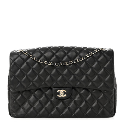 Chanel Caviar Quilted Small XXL Travel Flap Bag Black 1 of 11