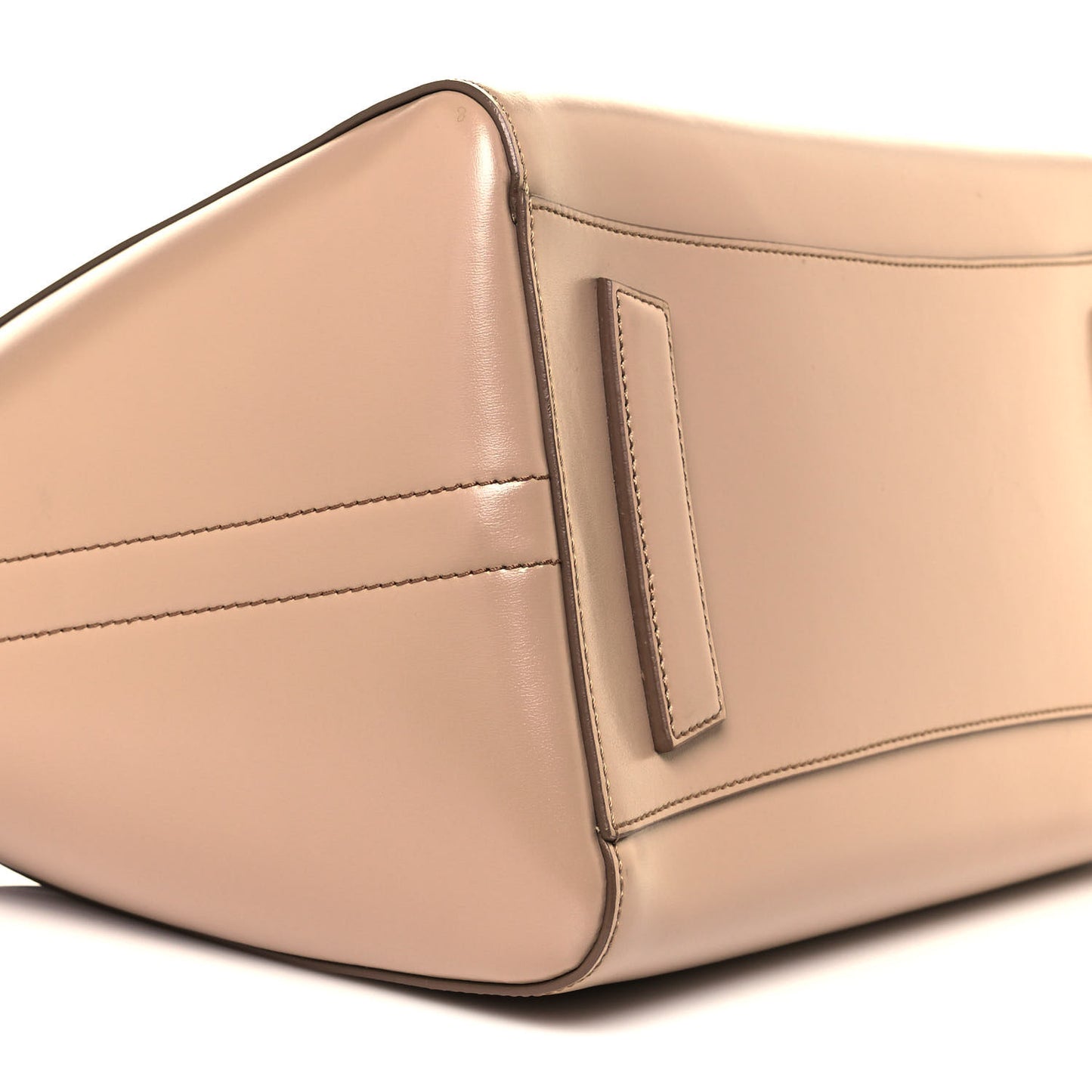 Shiny Lord Calfskin Medium Antigona Dark Beige