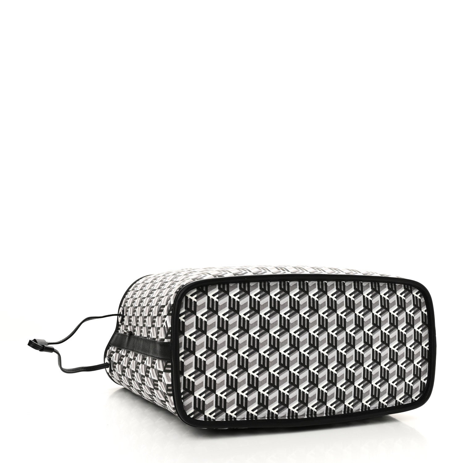 MCM Visetos Medium Liz Reversible Shopper Tote Black 8 of 16