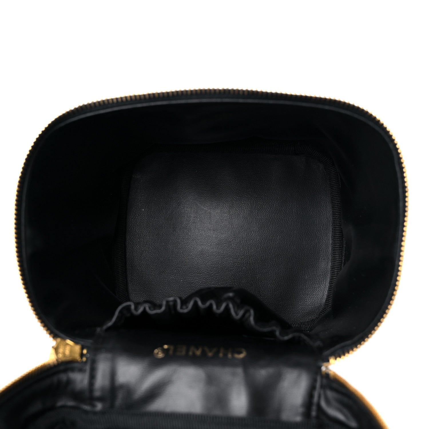 Chanel Lambskin Vanity Cosmetic Case Black 5 of 14