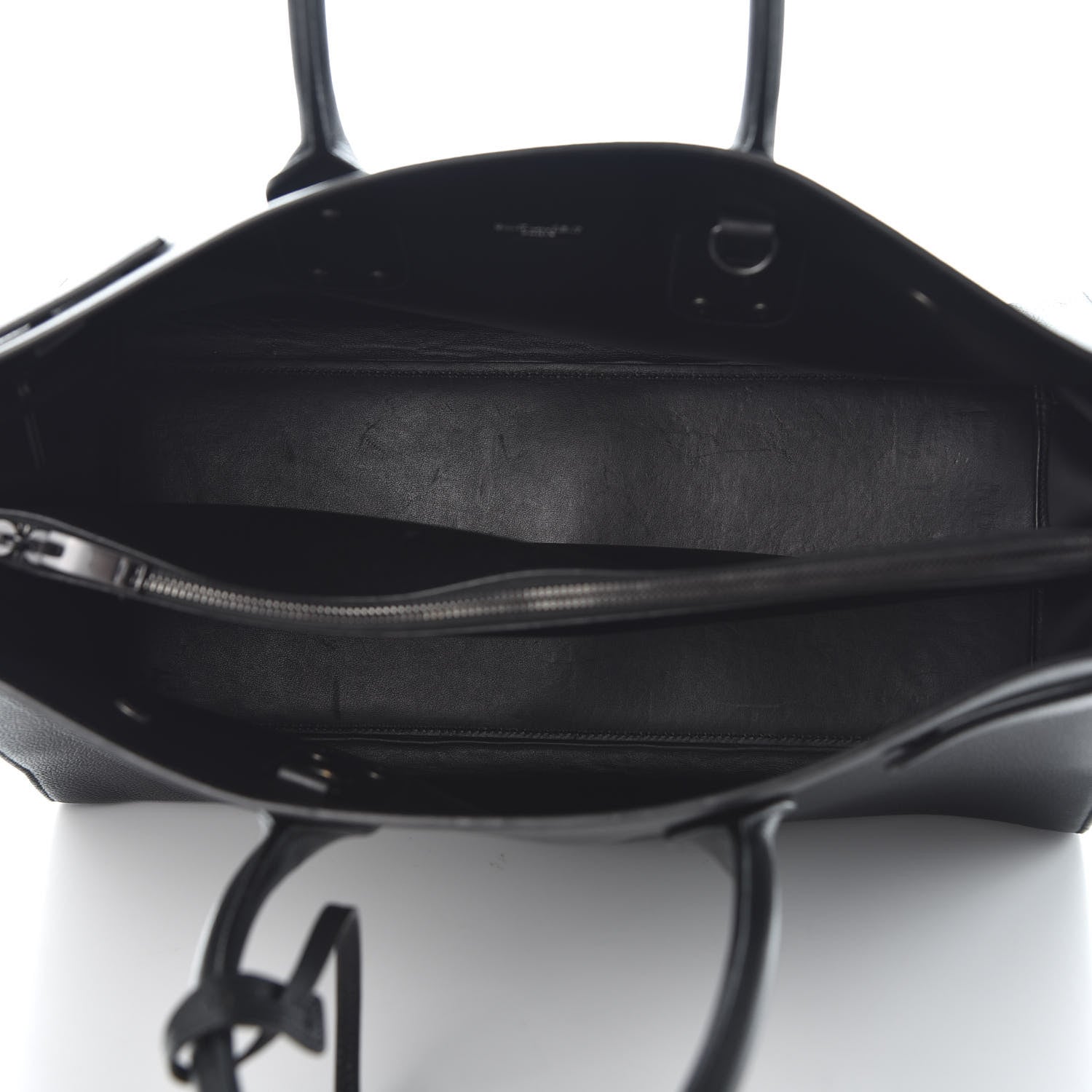 Saint Laurent Grained Calfskin Large Sac De Jour Carryall Black 4 of 10