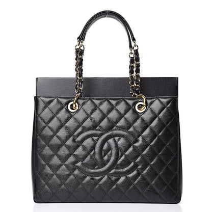 Chanel Caviar Quilted Grand Shopping Tote GST Black 11 of 11