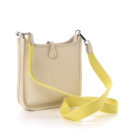 Hermes Epsom Amazone Evelyne TPM Craie Lime 3 of 10
