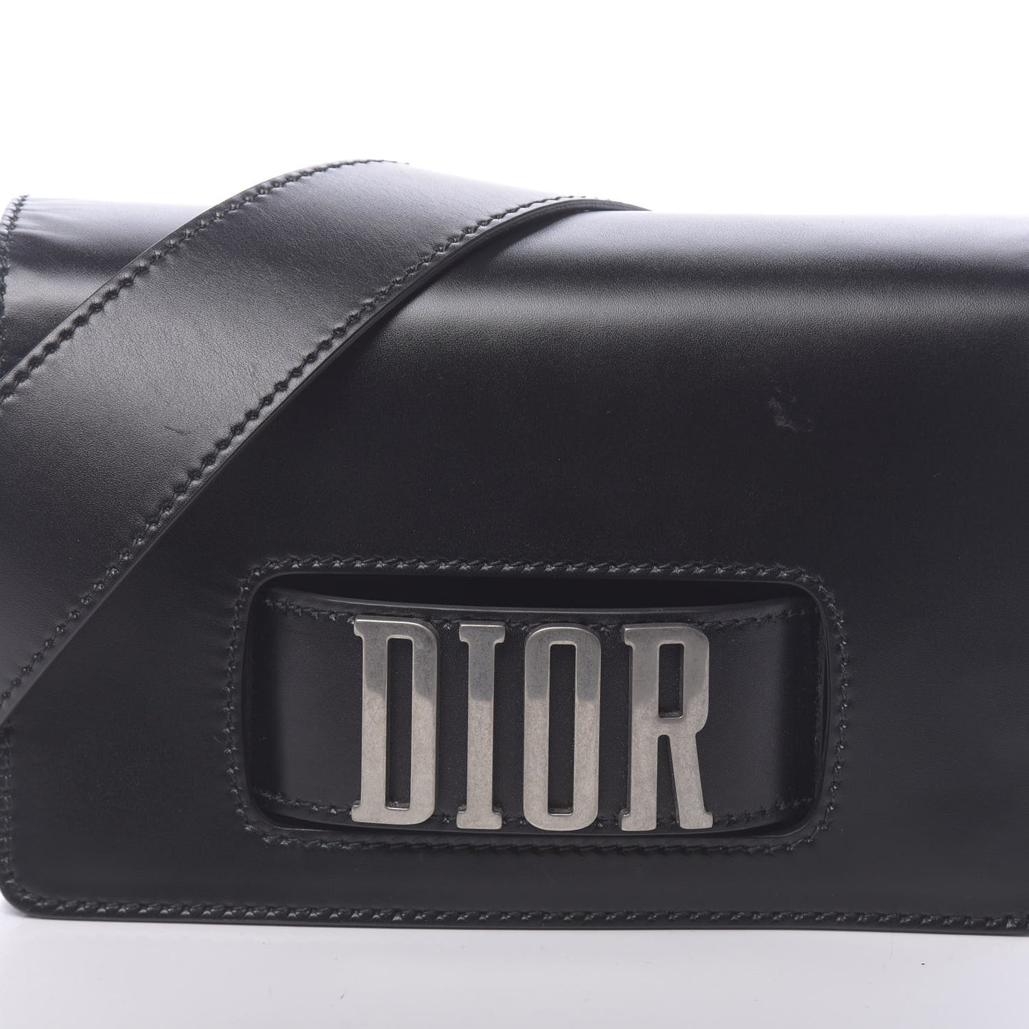 Smooth Calfskin Dio(r)evolution Flap Bag Black