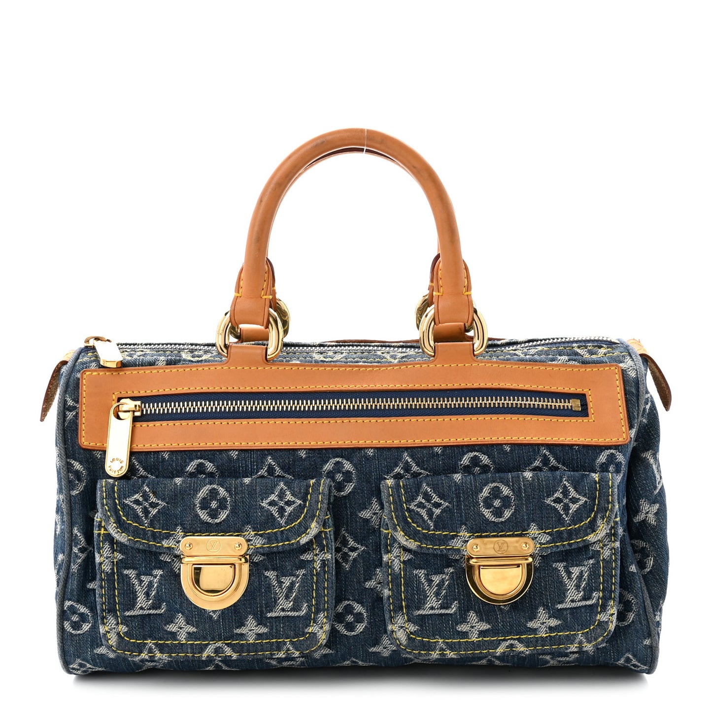 Monogram Denim Neo Speedy Blue