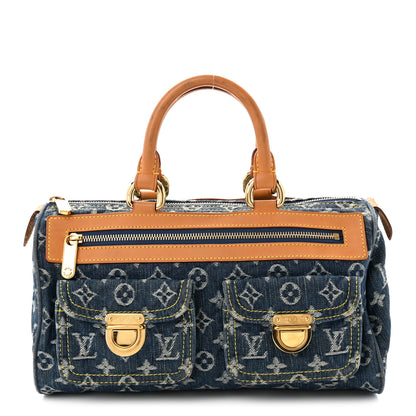 Louis Vuitton Monogram Denim Neo Speedy Blue 1 of 10