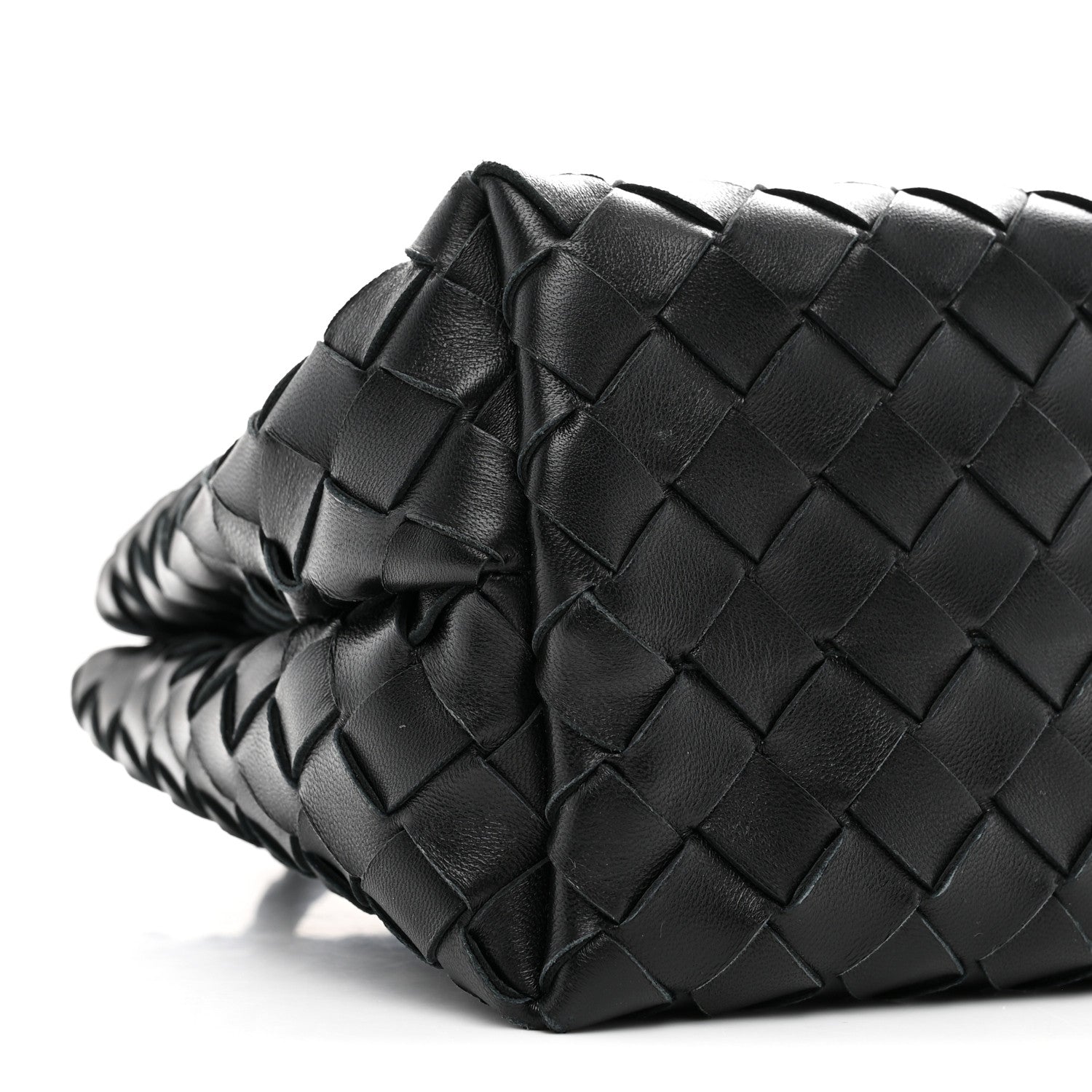 Bottega Veneta Nappa Intrecciato Small Andiamo Shoulder Bag Black 8 of 9