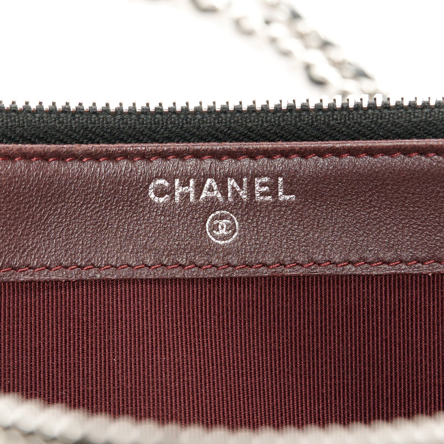 Lambskin Quilted Small Clutch With Chain Black
