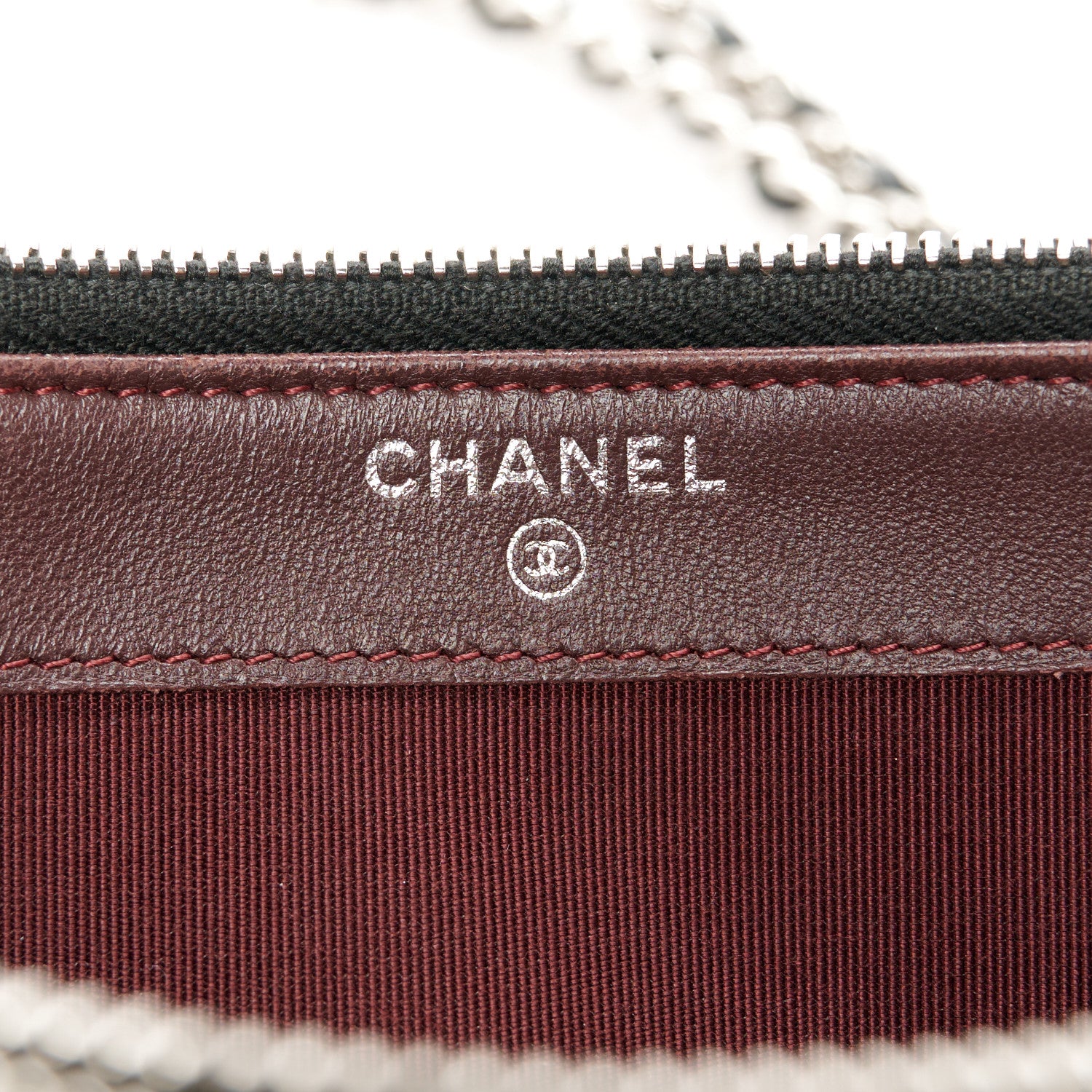 Chanel Lambskin Quilted Small Clutch With Chain Black 6 of 10