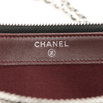 Chanel Lambskin Quilted Small Clutch With Chain Black 6 of 10