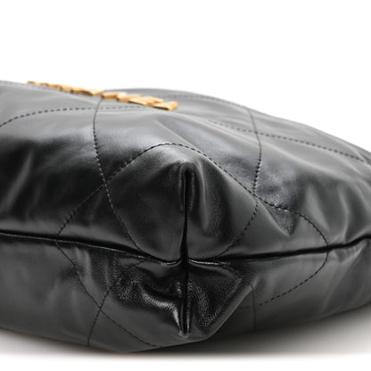 Chanel Shiny Calfskin Quilted Small Chanel 22 Black 11 of 11