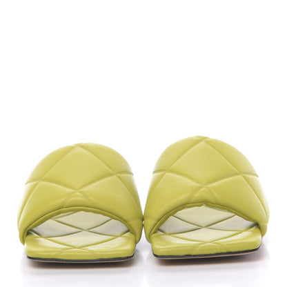 Bottega Veneta Nappa Quilted Rubber Lido Flat Sandals 36 Kiwi 2 of 7