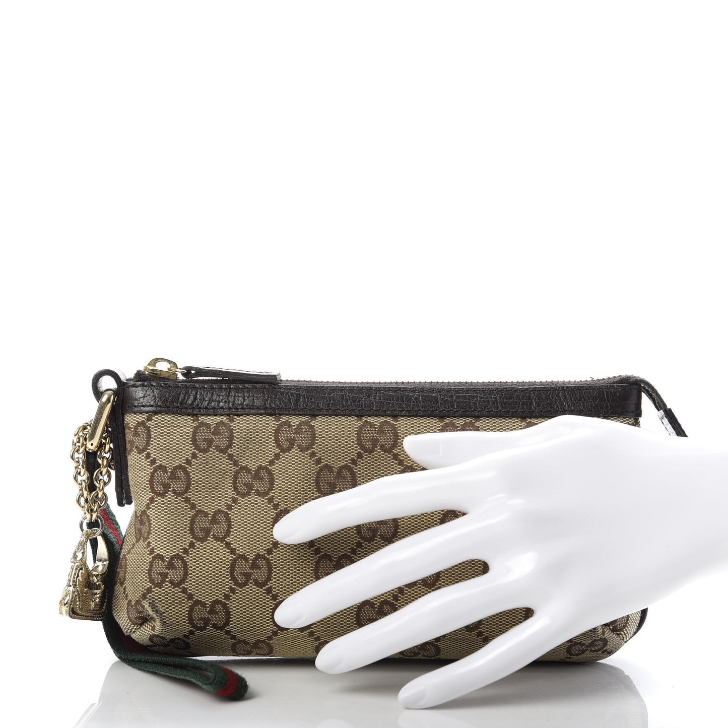 Monogram Jolicoeur Wristlet Dark Brown