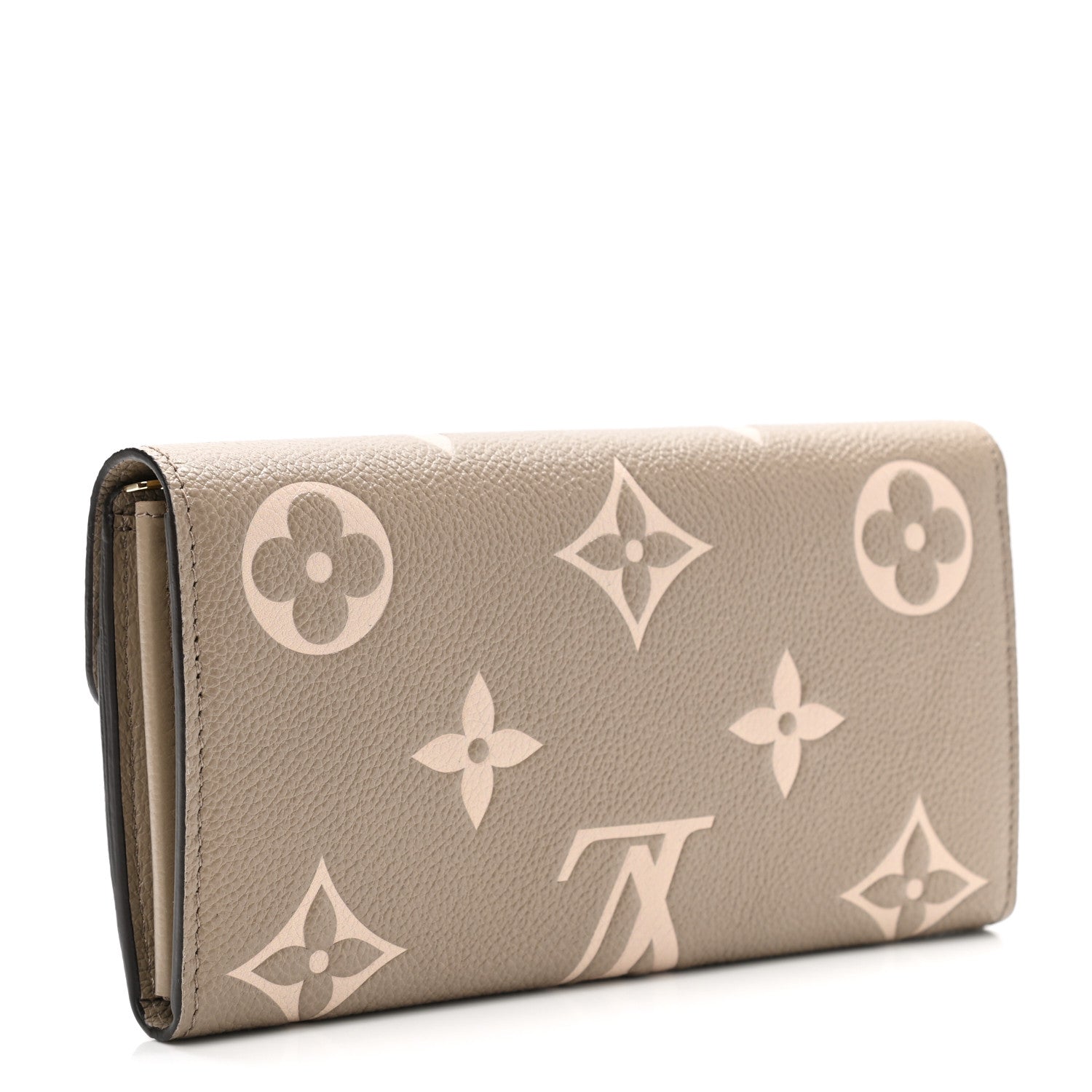 Louis Vuitton Empreinte Monogram Giant Sarah Wallet Tourterelle Creme 3 of 7