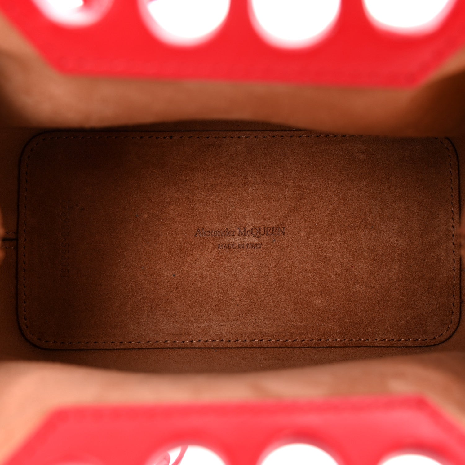 Alexander McQueen Calfskin The Peak Mini Bag Welsh Red 5 of 10