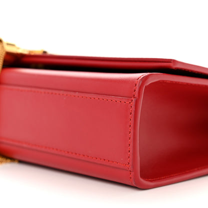 Saint Laurent Smooth Calfskin Medium Classic Monogram Kate Tassel Satchel Lipstick Red 9 of 14