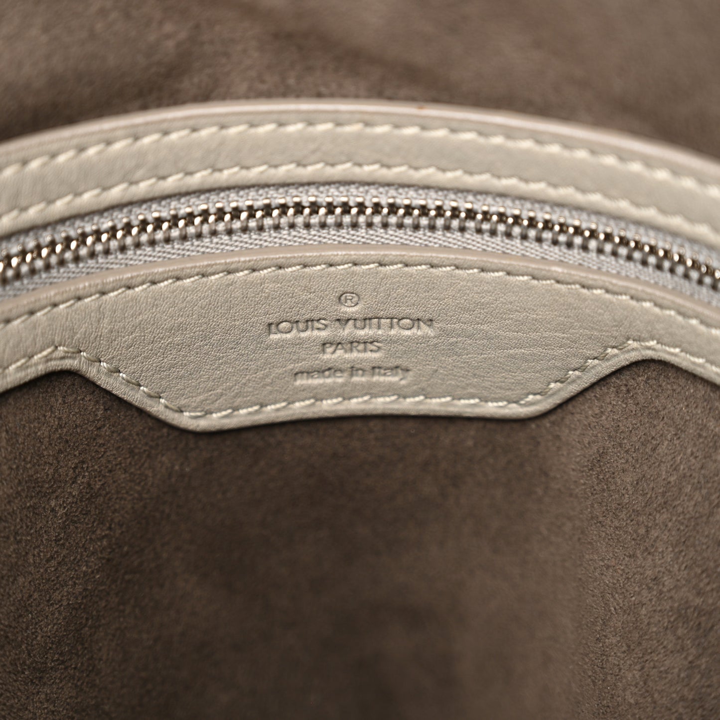 Monogram Lambskin Antheia Ixia MM Grey