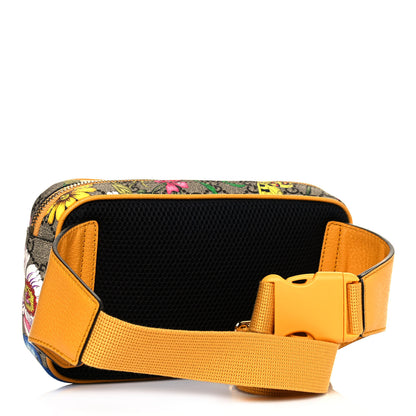 Gucci GG Supreme Monogram Flora Medium Ophidia Belt Bag Beige Multicolor Crop 3 of 12
