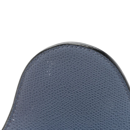 Christian Dior Grained Calfskin Saddle Bag Denim Blue 10 of 13