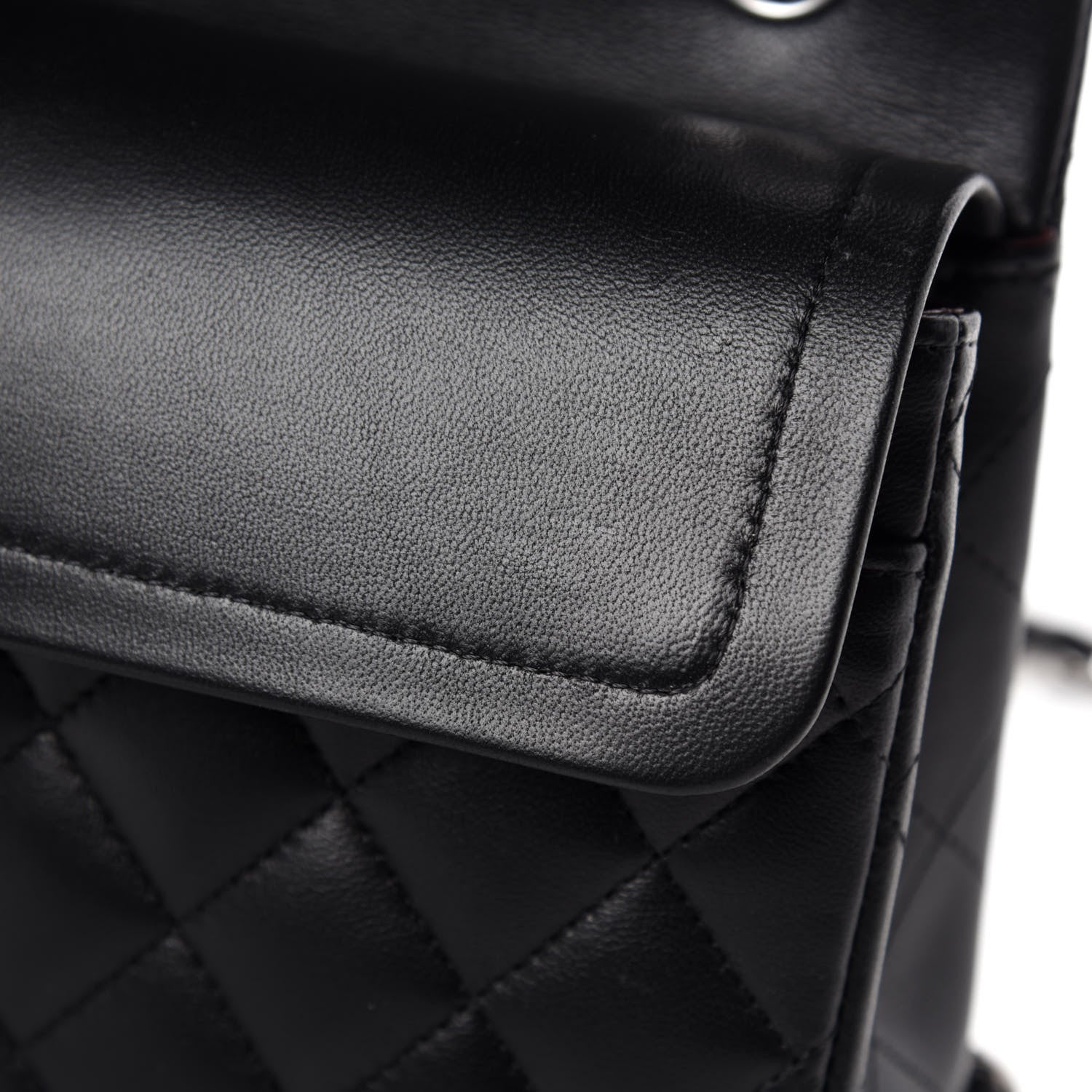 Chanel Lambskin Quilted Small Double Flap Black 9 of 13