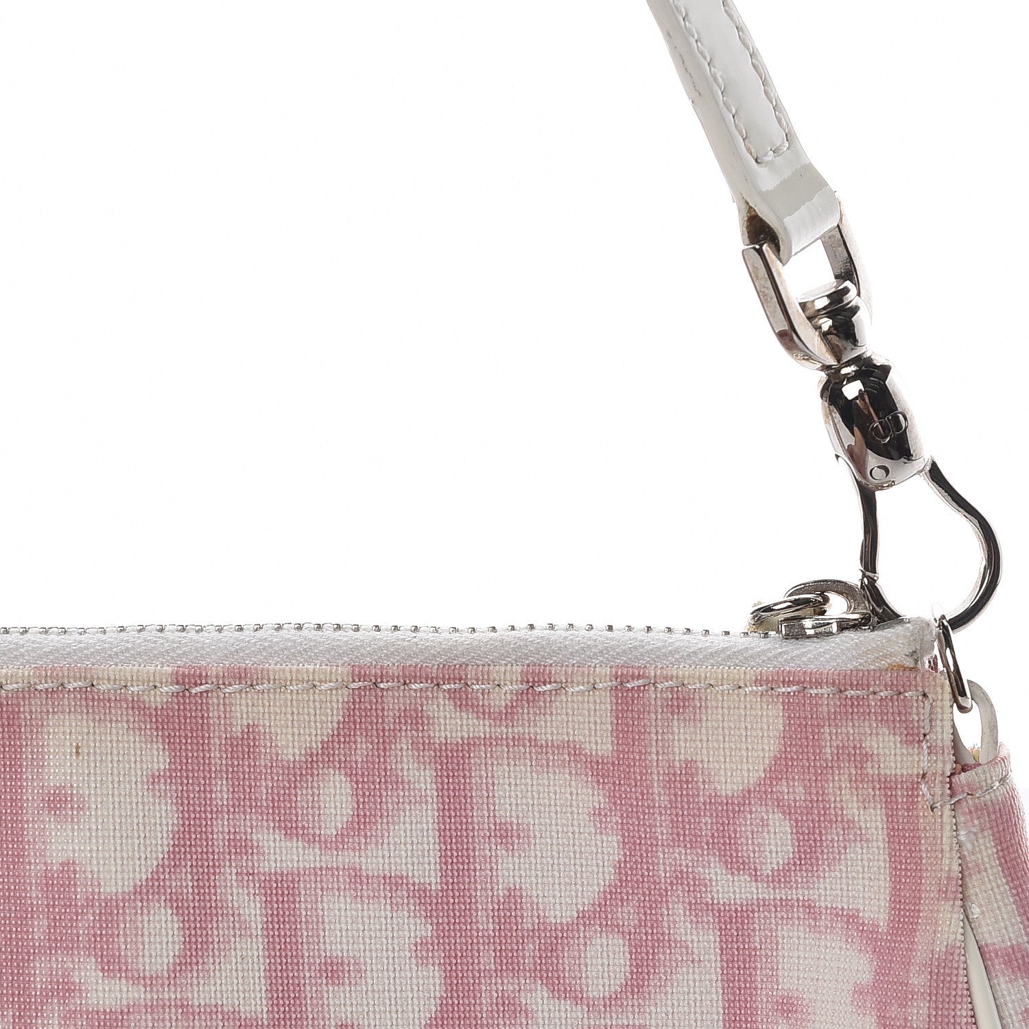 Christian Dior Monogram Mini Saddle Pochette Pink 10 of 13