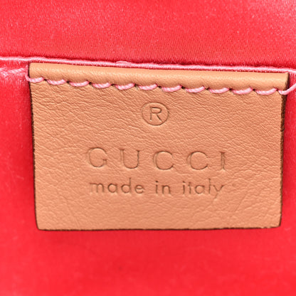 Gucci Metallic Calfskin Matelasse Studded Small Pearly GG Marmont Chain Shoulder Bag Silver 6 of 10