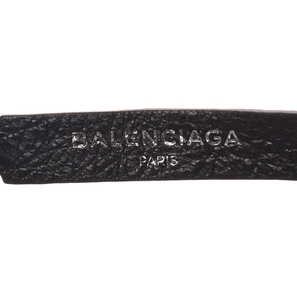 Balenciaga Agneau Classic Hardware Logo Shoulder Strap Black 3 of 4