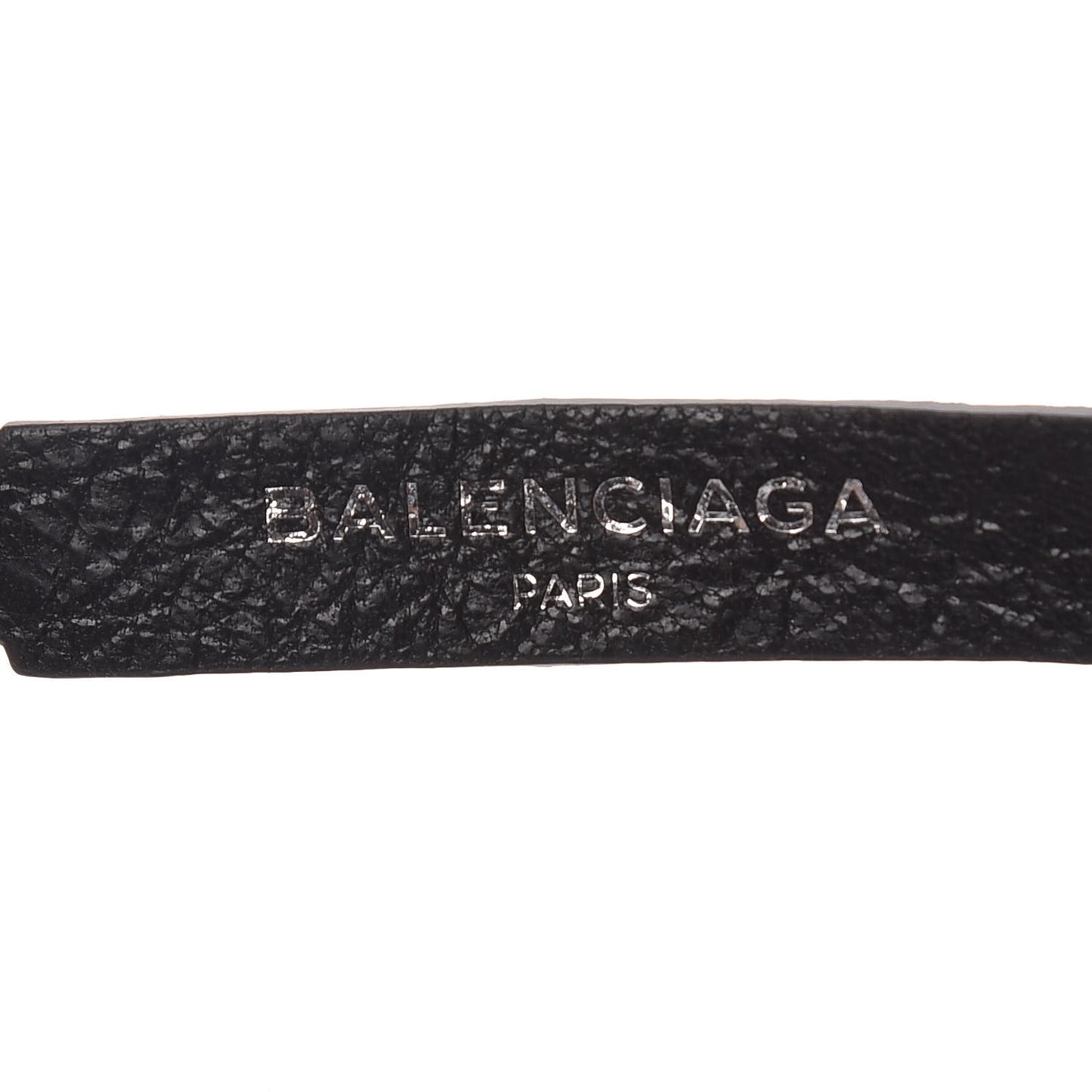 Agneau Classic Hardware Logo Shoulder Strap Black