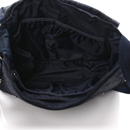 Gucci Nylon Monogram Messenger Diaper Bag Navy 5 of 10