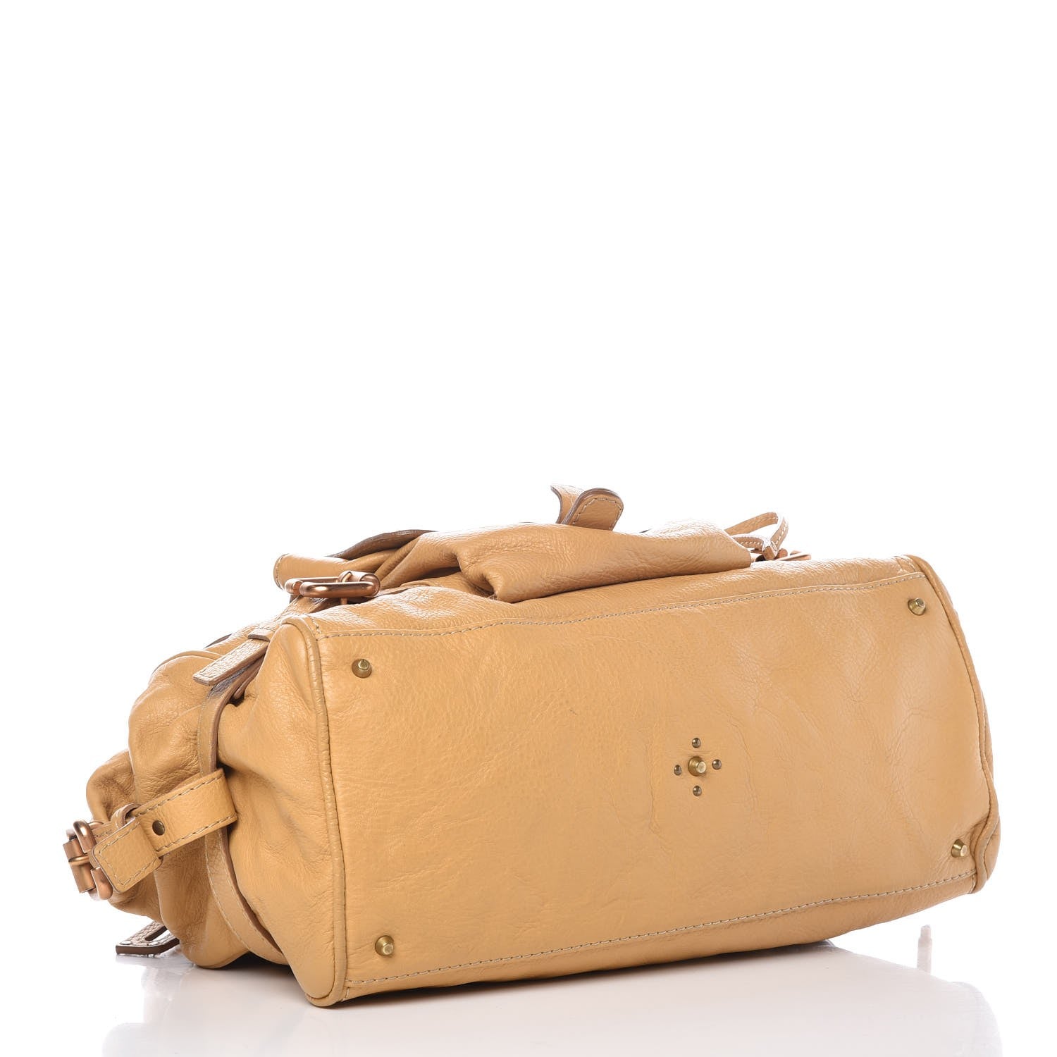 Chloe Calfskin Paddington Front Pocket Tote Tan 4 of 8