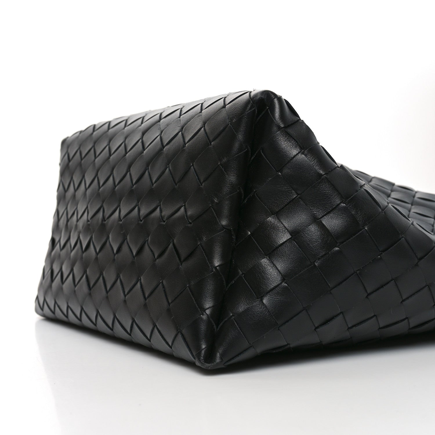 Bottega Veneta Nappa Intrecciato Biblioteca Bucket Bag Black 11 of 11