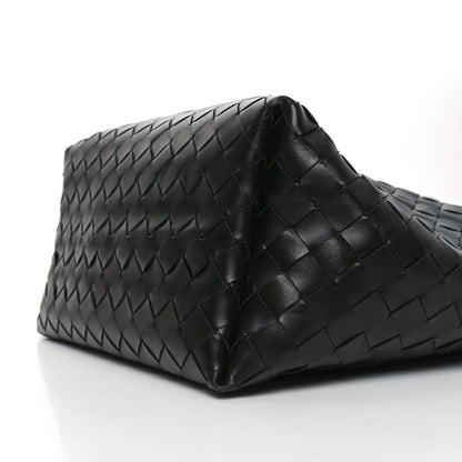Bottega Veneta Nappa Intrecciato Biblioteca Bucket Bag Black 11 of 11