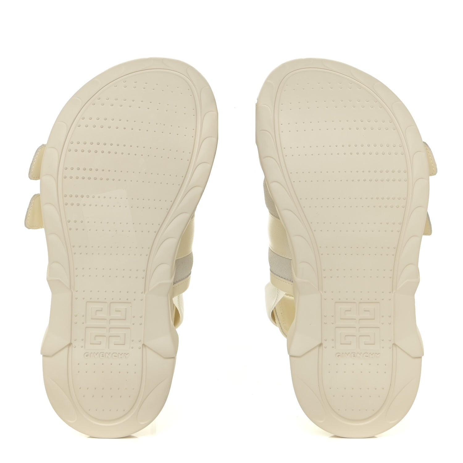 Givenchy Calfskin Rubber Marshmallow Strap Sandals 37 Off White 6 of 13