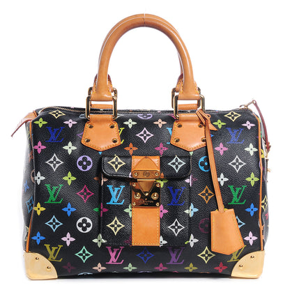 Louis Vuitton Monogram Multicolor Speedy 30 Black 1 of 8
