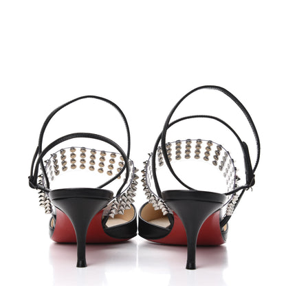 Christian Louboutin Nappa PVC Levita 55 Pumps 39.5 Black 7 of 10