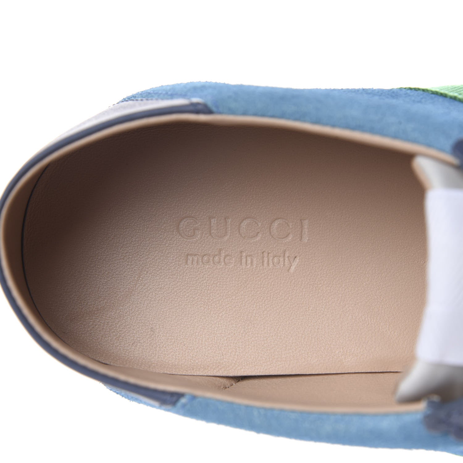 Gucci Suede Web Womens Rocket Sneakers 38.5 Bright Splash Thunder 8 of 9
