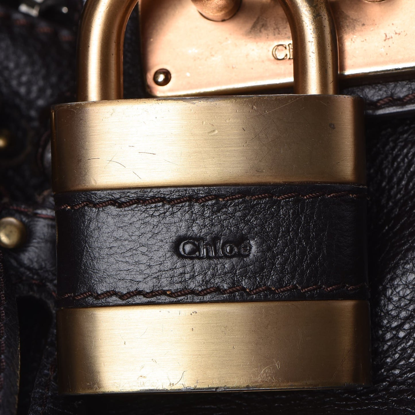 Calfskin Paddington Satchel Chocolate