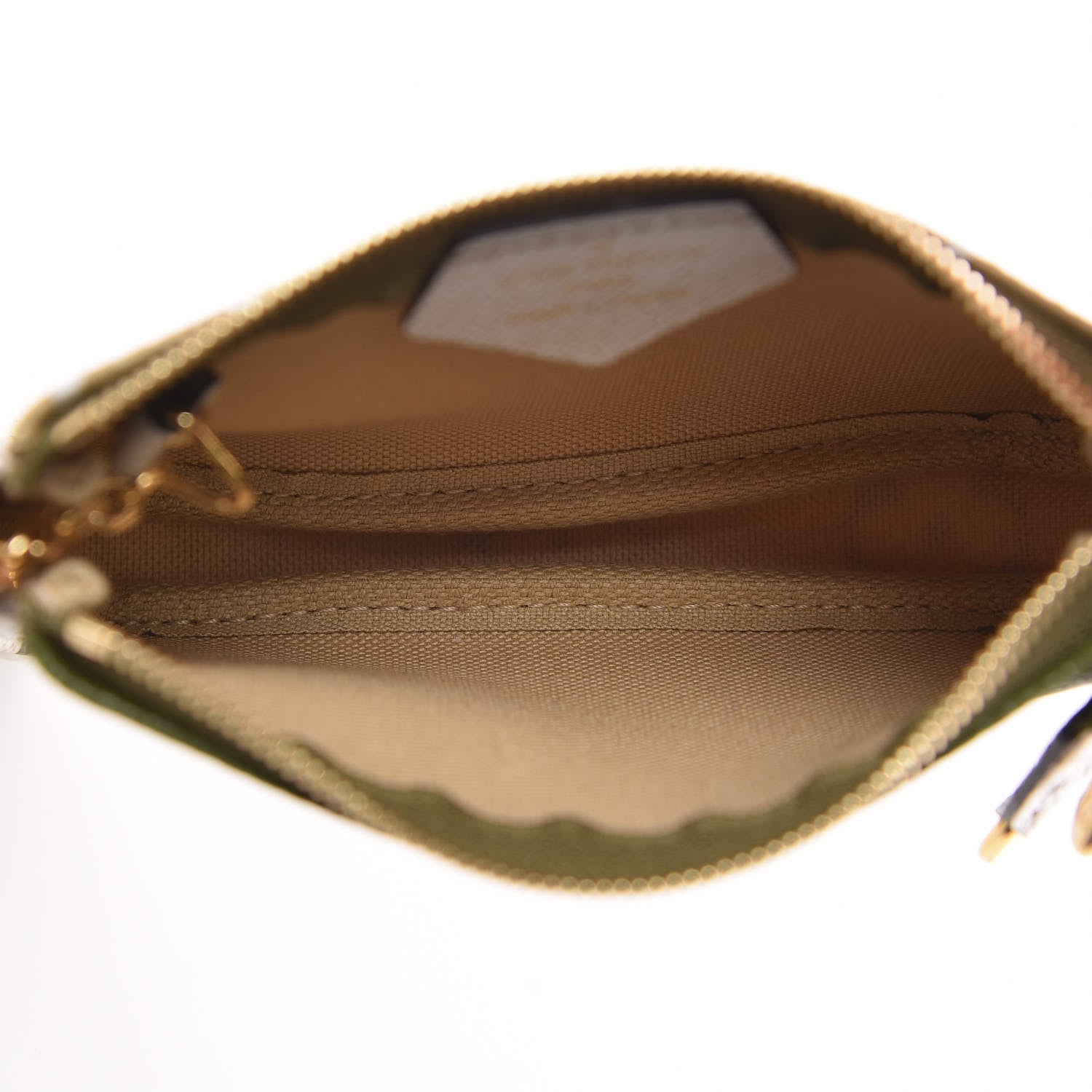 Louis Vuitton Monogram Giant Micro Pochette Accessories Kaki White 5 of 8