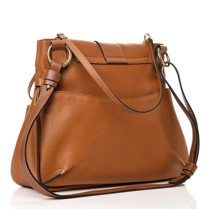 Chloe Grained Lambskin Medium Lexa Shoulder Bag Mustard Brown 3 of 10