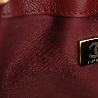 Chanel Caviar Quilted Medium Chanel 25 Handbag Burgundy 8 of 12