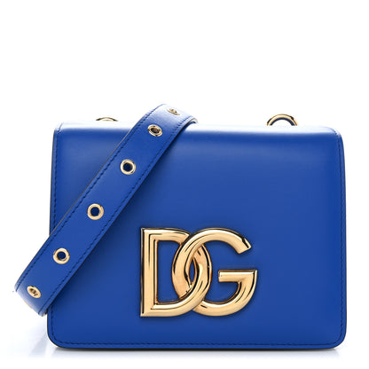 Dolce & Gabbana Calfskin 3.5 Crossbody Bag Blue 1 of 10