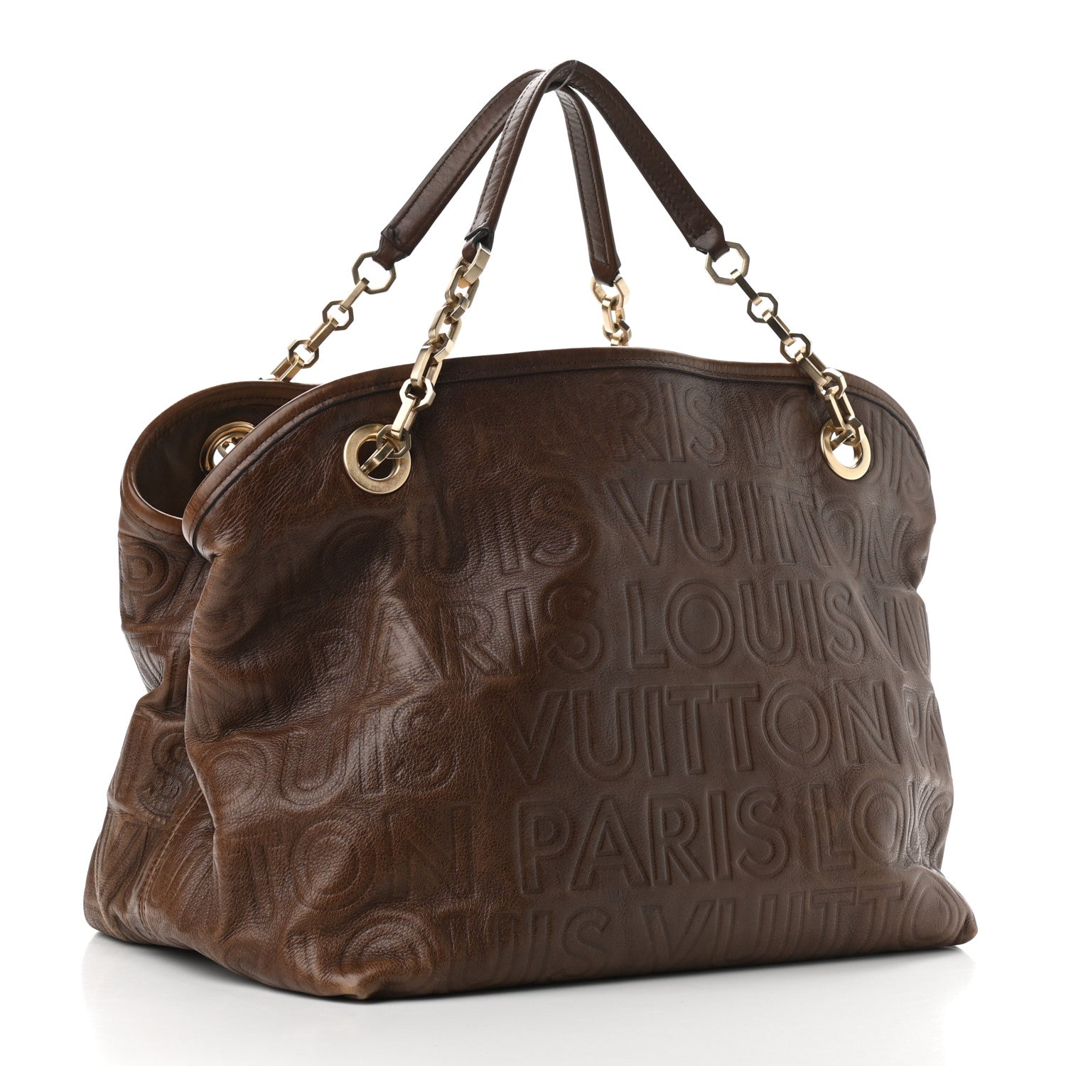 Louis Vuitton Monogram Paris Souple Whisper PM Chocolate 3 of 13