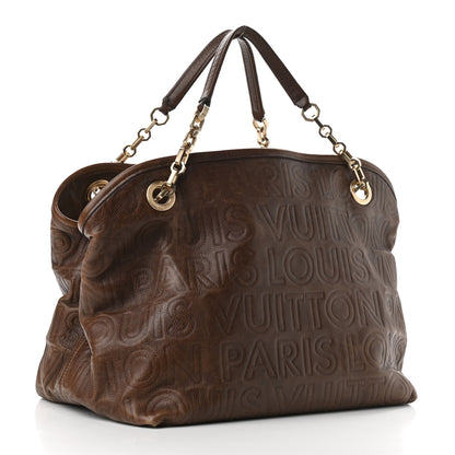 Louis Vuitton Monogram Paris Souple Whisper PM Chocolate 3 of 13