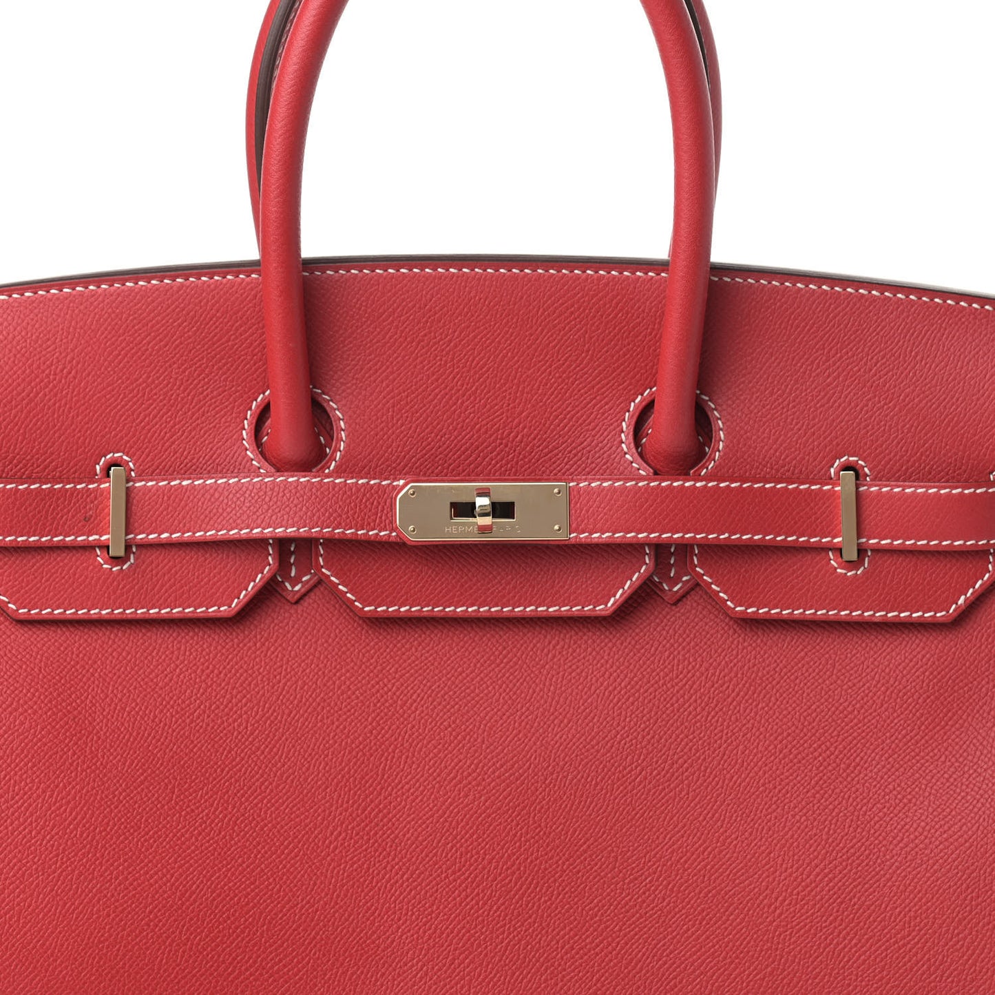Epsom Candy Birkin 35 Rouge Casaque Bleu Thalassa